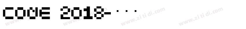 code 2018字体转换